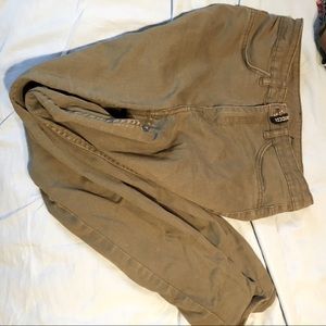Olive green skinny jeans